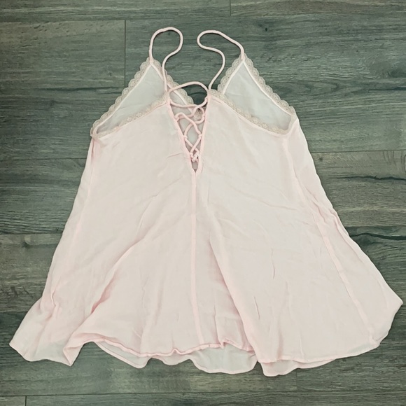 Abercrombie sheer pink nightie slip - Picture 2 of 3